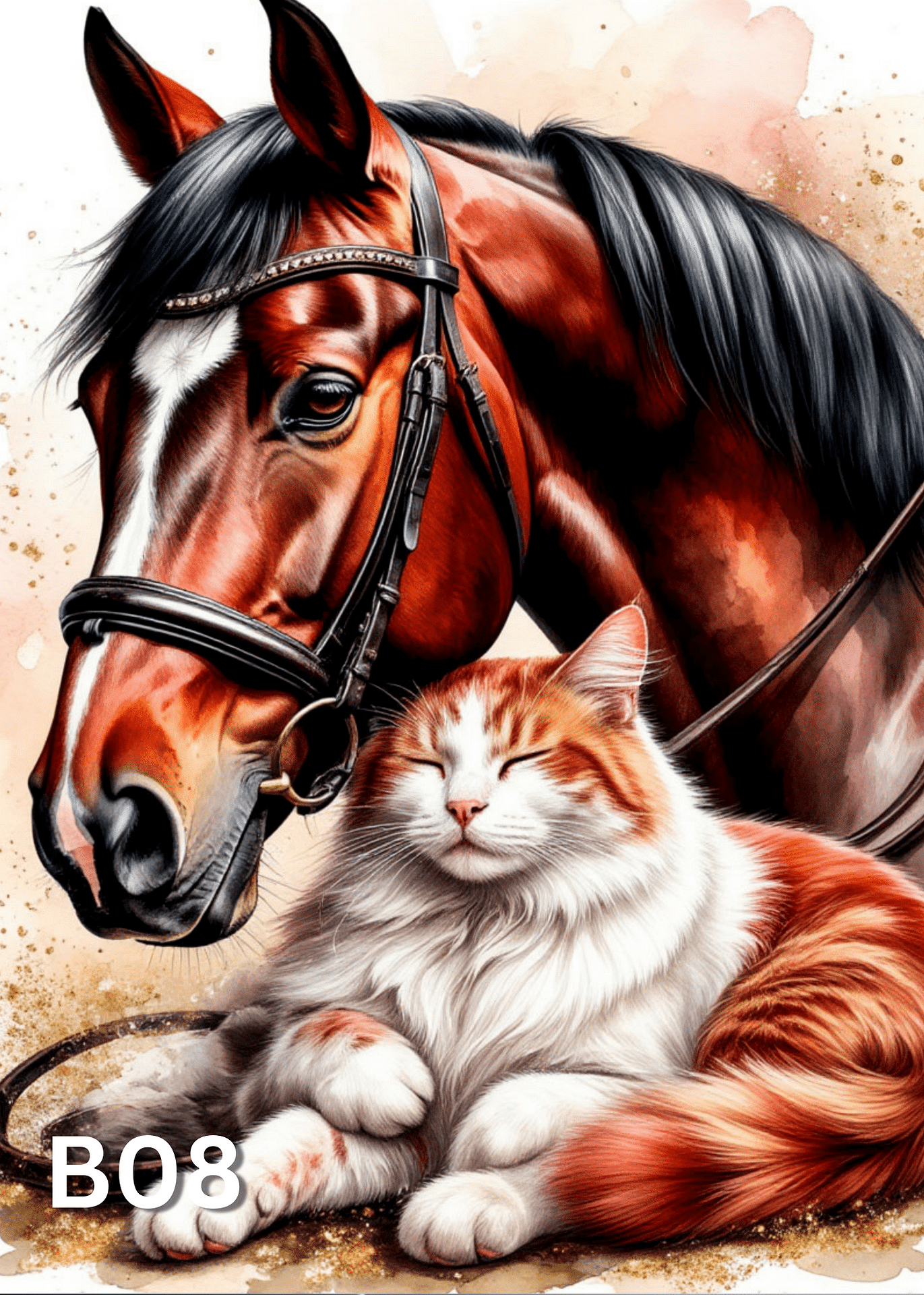 Диамантен Гоблен B08 - 30x40cm