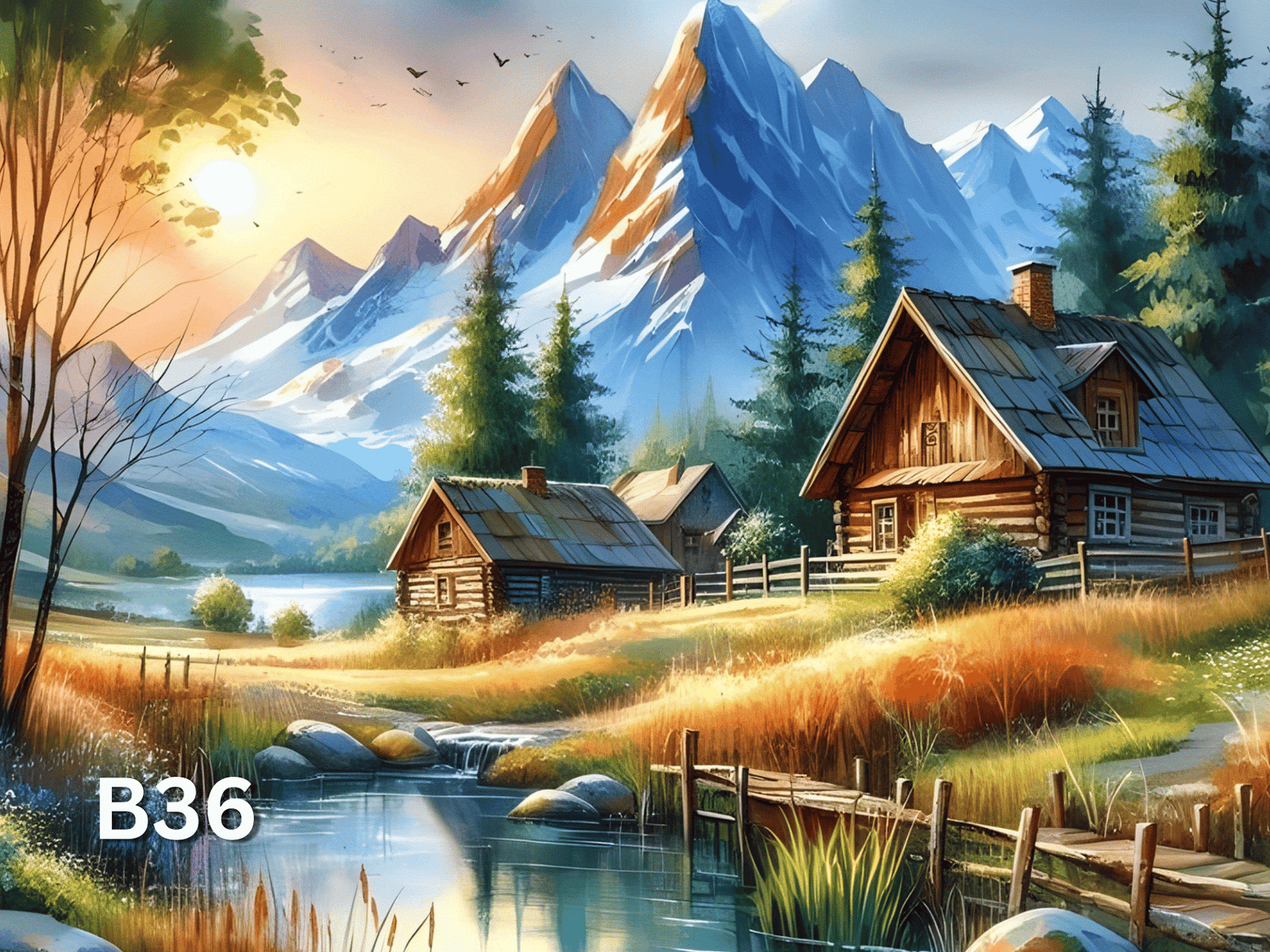 Диамантен Гоблен B36 - 30x40cm