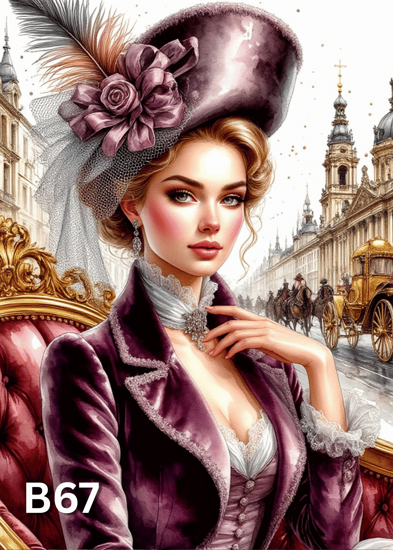 Диамантен Гоблен B67 - 30x40cm