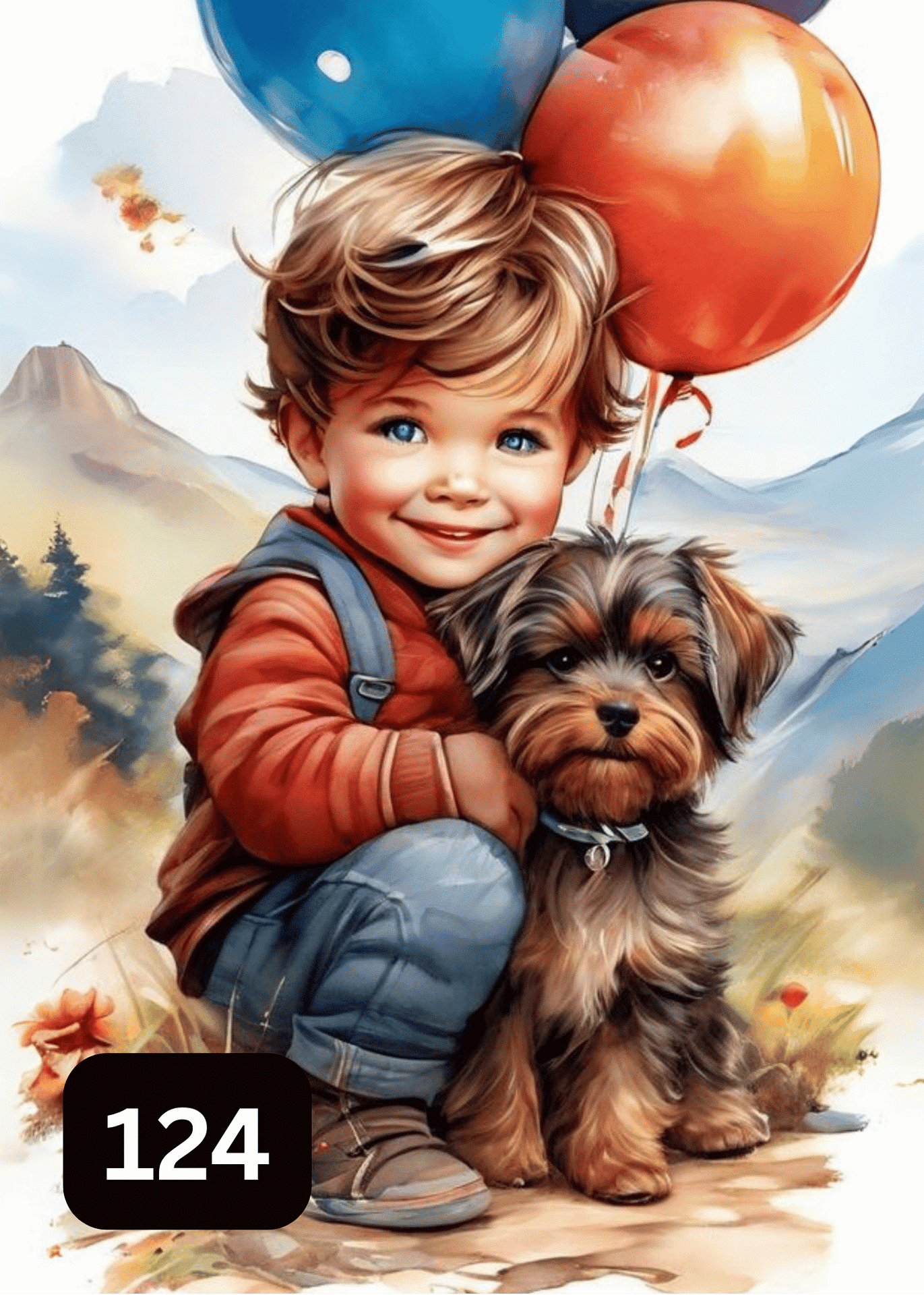 Премиум диамантен гоблен 124 - 30x40cm